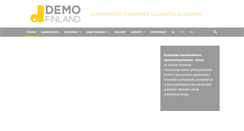 Desktop Screenshot of demofinland.org