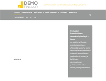 Tablet Screenshot of demofinland.org